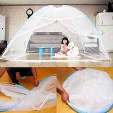 바닥없는 원터치 모기장/ 간편한 보관/ 모기 차단망 lov+897gg, 200x240