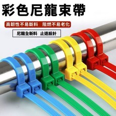 T.C車用品 尼龍束帶 束線帶 塑膠綁線帶 集線帶, 藍色,一根, 1個