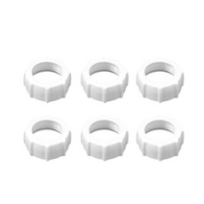 태블릿 홀더의 17mm 볼 헤드 어댑터용 고정 너트 조임 너트, 하얀색