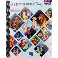 [5] The 40 Most-Streamed Disney Songs: Easy Piano Songbook [Spiral-bound] Disney [spiral_bound], [5] The 40 Most-Streamed Disne