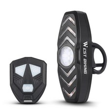 후레쉬 led 등 킥보드 mtb 자전거 후면 조명 회전 신호 원격 제어 자전거 방향 표시기 usb 충전식 사이클링 자전거 미등 판매, 검은색