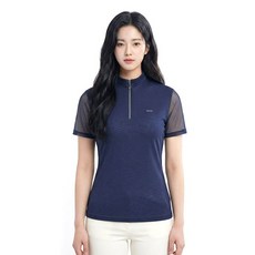 콜핑 여성 하이쿨 흡습속건 기본 등산 반팔 반집업 티셔츠 KSC489TT3W