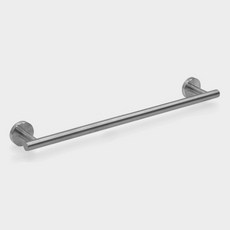 에브리윅 무타공 접착식 무광 304 스텐 수건 걸이 거치대, 실버, 1개