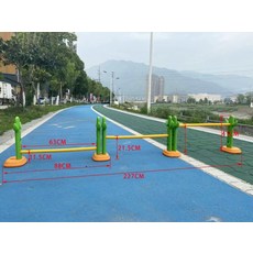 애견 기구 강아지 놀이터 훈련 반려견 운동 카페, 1개, 세 개의 선인장 조절형 크로스바