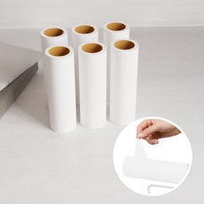 초강력 사선 컷팅 테이프 클리너 리필 16cm 90회분, 6개