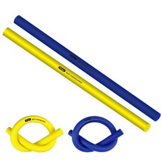 골프 여의보 바디턴 트레이닝 스윙연습기 자세 파워바 스틱 실내골프 연습 자세교정, 여의보 바디턴 스윙스틱 - 블루