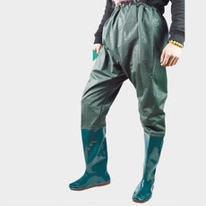 고무장화 뻘 농사 작업화 바지 허리 낚시 91915pc 1(ea), 240mm, 사이즈