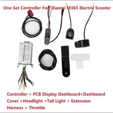 샤오미 M365 프로 전동 스쿠터용 원세트 컨트롤러 키트 36V 350W 15A 블루투스 대시보드 앱 호버보드 컨트롤러 포함, [02] Controller Set, 1개