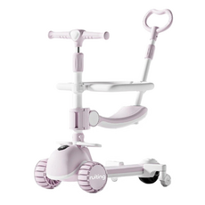 스타일닥터 2in1 클래식킥보드 유아킥보드 접이식킥보드 수동 두발킥보드, (퍼터+가드), 자주색, 1개