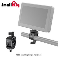 三重 大人氣 SmallRig 860 B 15mm 單管夾 帶1/4 公 螺絲, 1個