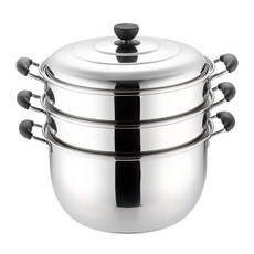 Queensense 三層蒸鍋, 1個, 36cm