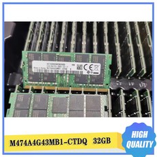 삼성 호환용 워크스테이션 노트북 메모리 32GB M474A4G43MB1-CTDQ 32G DDR4 2666 2RX8 ECC, 1개