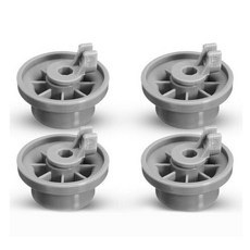 식기 세척기 하부 바구니 바퀴 &amp; 165314 식기 세척기 예비 부품 하부 롤러와 호환 가능, 회색, 1개