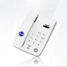 지엔텔 유선 전화기 화이트, GS-460