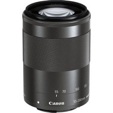 CANON EF-M 55-200mm f4.5-6.3IS STM 鏡頭, 1個, 平輸拆鏡 銀色