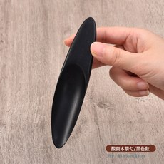 酸棗木茶葉勺子咖啡勺廚房香料勺迷你創意小木勺茶鏟, 1個, 黑色茶勺|咖啡勺:如圖