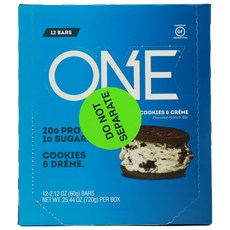 Oh Yeah One 低糖蛋白棒 20g, 12 件, 1盒