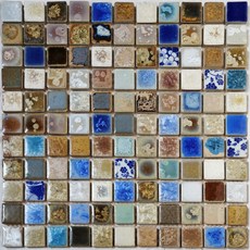 巨匠工廠景緣特陶瓷 馬賽克鵝卵石瓷磚防滑耐磨地磚室外水池泳池溫泉池, 1個, 特價款