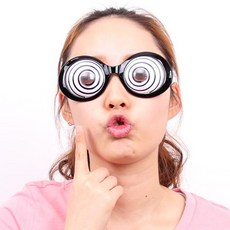 (회오리안경)파티 안경 생일 축제 공연, 상세페이지 참조, 1개