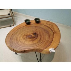 원목 우드 슬랩 테이블 좌식 다다미 와비사비 INS 감성 일본식 인테리어 거실 소형, Z3179 57-45-38 (6/접이)