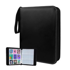 寶可夢遊戲王卡牌活頁收納卡冊, 黑色, 1個