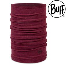 Buff 保暖織色 250gsm 美麗諾羊毛頭巾 - 藏磚紅