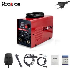 MMA 280 용접기 220V EU 플러그 ARC LED 디지털 디스플레이 인버터 휴대용 가정용 용접 장비, 02 MMA 280A Kit Red, 1개