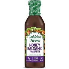 월든팜스 칼로리 프리 드레싱 허니 발사믹 비네그레트 무지방 무설탕 글루텐 프리, 1개, 355ml