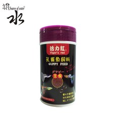 活力紅 孔雀魚飼料, 1個, 孔雀魚飼料-100g