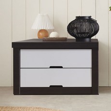 세이 2단560 거실장 협탁 코너장, 웬지화이트