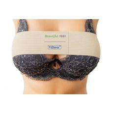 ViDava 유방 임플란트 스태빌라이저 밴드 수술 후 유방 확대 및 감소 스트랩 높은 충격 지지 밴드 가슴 벨트 유방 지지 붕대 대부분의 탠에 맞는 프리 사이즈 (탠), 탠 색상