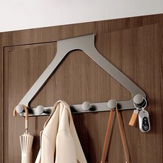 리빙픽 침실 가정용 삼각형 문후 걸고리 옷걸이, 건색, 1개