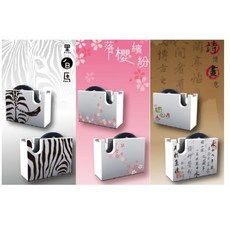 力大牌ABEL TD140 勻。方寸膠帶台彩繪紀念版 膠台 - 辦公室桌面收納裝飾, 1個, 落櫻繽紛(圖二上)