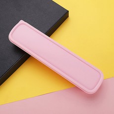 휴대용 식기 상자 여러 가지 빛깔의 커트레이 케이스 스푼 포크 보관 학생용 가정용 주방 도구, Pink