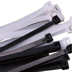 特選工廠 尼龍束帶 自鎖式 4mm x 300mm 黑色 電線整理（100條/包）, 6個