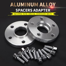 허브스페이스 휠 투피스 세트 12/15/20mm PCD 5x112 CB 66.5 자동차 Audi-Q58R/A6C6/A6 Avant4G5C7/A7/A8/A4B8/A5 용 단조 스페이, [01] 2PCS 12mm