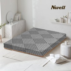 느웰 천연라텍스 토퍼 매트리스 삼중직 (5cm/S), 5cm, 스퀘어