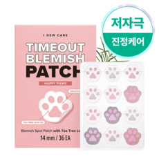 아이듀케어 타임아웃 블레미쉬 패치 해피 포, 1개, 36개입