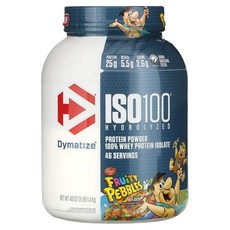 다이마티즈뉴트리션 가수 분해된 ISO100 100% 분리유청단백질 프루티 페블 1.4kg(3lbs), 1개, 1.4kg