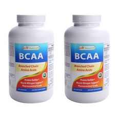 Best Naturals BCAA 膠囊無麩質和無糖, 2罐, 400顆