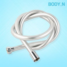 바디엔 물때방지 PVC 호스, 단일, 1.5m