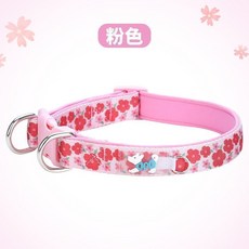 可調節可愛小狗印花項圈 親膚材質輕盈舒適日式風格, 1個