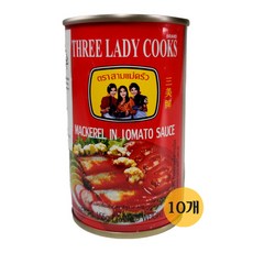 베트남 쓰리레이디 마케럴 three lady 고등어 통조림 ca moi mackerel in tomato sauce, 155g, 10개
