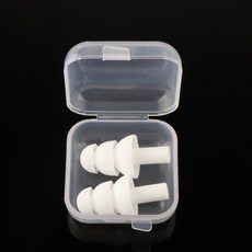 防水游泳耳塞三層降噪軟硅膠耳塞兒童成人專業防水耳塞裝備盒裝, 1個, 1個