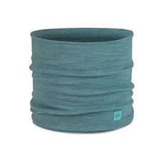 Buff 美麗諾羊毛多功能運動頭巾 保暖透氣戶外運動適用, 粉藍水漾, 1個