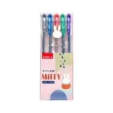 동아연필 동아 미피 향기 중성펜 (5색세트)