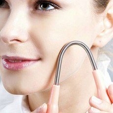 얼굴솜털제거 스프링제모기 얼굴 잔털 제거기