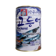 펭귄HC 고등어 통조림 400g x 12캔 / 고등어캔 반찬, 12개