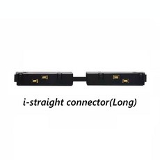 M20 레일 마그네틱 트랙 라이트 DC48V 알루미늄 20mm Led 홍수 그릴 스포트라이트 검정 흰색 표면 내장 석고, i-connector Long, White