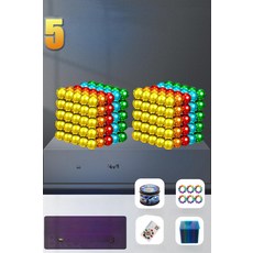 네오큐브 자석 구슬 1000개 컬러풀 교육용 놀이 장난감, 1개, 쌍둥이 모델 5 색 130개 260개
